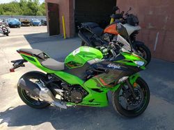 Salvage motorcycles for sale at North Billerica, MA auction: 2023 Kawasaki EX400