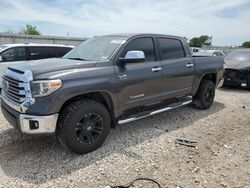 Toyota Tundra Crewmax Limited salvage cars for sale: 2018 Toyota Tundra Crewmax Limited