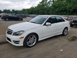 Salvage cars for sale at Ellwood City, PA auction: 2014 Mercedes-Benz C 300 4matic