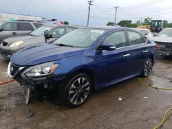 Vehiculos salvage en venta de Copart Chicago Heights, IL: 2018 Nissan Sentra S