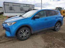 Salvage cars for sale at Bismarck, ND auction: 2018 Toyota Rav4 LE