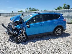 Toyota salvage cars for sale: 2018 Toyota Rav4 HV LE