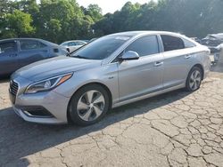 Salvage cars for sale from Copart Austell, GA: 2016 Hyundai Sonata Hybrid