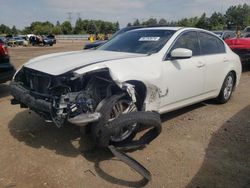 Carros salvage a la venta en subasta: 2010 Infiniti G37 Base