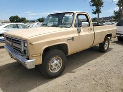 Salvage cars for sale at San Martin, CA auction: 1985 Chevrolet K20