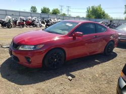 Salvage cars for sale at Elgin, IL auction: 2013 Honda Accord EXL