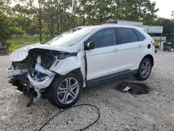 Salvage cars for sale at Houston, TX auction: 2017 Ford Edge Titanium