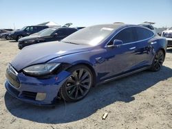 Salvage cars for sale from Copart Antelope, CA: 2015 Tesla Model S