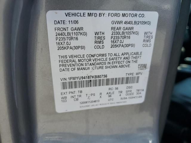 2007 Ford Escape Limited