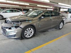 Chevrolet salvage cars for sale: 2020 Chevrolet Malibu LT