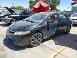 Salvage cars for sale at Sacramento, CA auction: 2008 Honda Civic LX