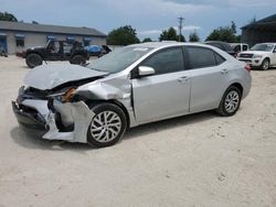 Toyota Corolla l salvage cars for sale: 2018 Toyota Corolla L