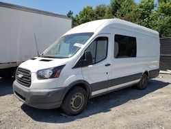 Salvage cars for sale from Copart Waldorf, MD: 2018 Ford Transit T-350