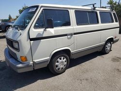 Volkswagen salvage cars for sale: 1990 Volkswagen Vanagon Bus