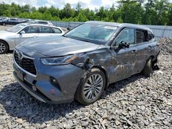 Salvage cars for sale from Copart Windham, ME: 2024 Toyota Highlander LE