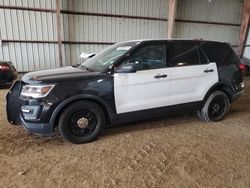 Salvage cars for sale at Houston, TX auction: 2017 Ford Explorer Police Interceptor