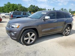 Salvage cars for sale at Hampton, VA auction: 2014 Jeep Grand Cherokee Overland