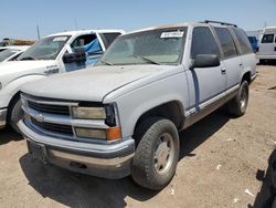 Chevrolet Tahoe k1500 salvage cars for sale: 1997 Chevrolet Tahoe K1500