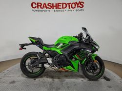 Salvage motorcycles for sale at Dallas, TX auction: 2023 Kawasaki EX650 P