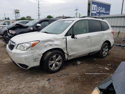 Salvage cars for sale from Copart Chicago Heights, IL: 2015 Subaru Forester 2.5I Premium