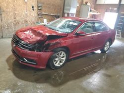 Salvage cars for sale at Ebensburg, PA auction: 2017 Volkswagen Passat S