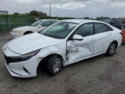 Salvage cars for sale at Orlando, FL auction: 2021 Hyundai Elantra SE