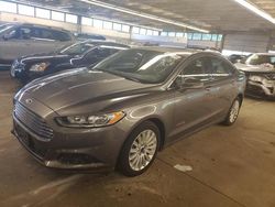 Salvage cars for sale at Wheeling, IL auction: 2014 Ford Fusion SE Hybrid