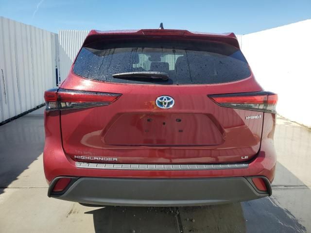 2022 Toyota Highlander Hybrid LE