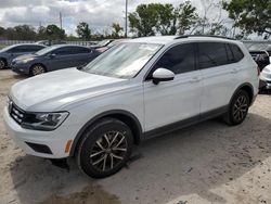 Volkswagen salvage cars for sale: 2018 Volkswagen Tiguan SE