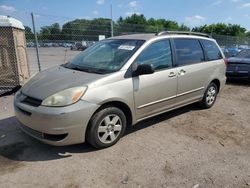 Toyota salvage cars for sale: 2004 Toyota Sienna CE