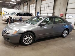 Salvage cars for sale at Blaine, MN auction: 2006 Honda Accord EX
