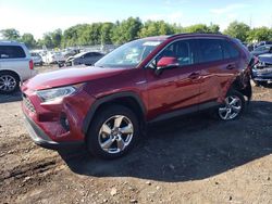 Toyota salvage cars for sale: 2021 Toyota Rav4 XLE Premium