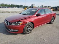 Salvage cars for sale at Dunn, NC auction: 2015 Volkswagen Passat S