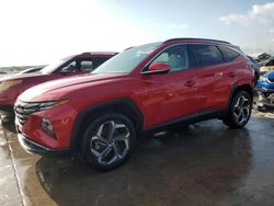 Salvage cars for sale at Grand Prairie, TX auction: 2022 Hyundai Tucson Limited