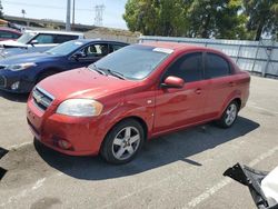 Salvage cars for sale from Copart Rancho Cucamonga, CA: 2007 Chevrolet Aveo LT