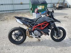 Salvage motorcycles for sale at Des Moines, IA auction: 2021 Ducati Hypermotard 950