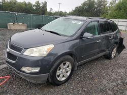 Salvage cars for sale at Riverview, FL auction: 2010 Chevrolet Traverse LT