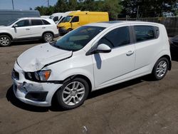 Salvage cars for sale at auction: 2015 Chevrolet Sonic LT