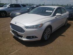 Salvage cars for sale at Elgin, IL auction: 2014 Ford Fusion Titanium