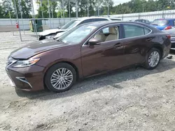 Salvage cars for sale at Spartanburg, SC auction: 2016 Lexus ES 350