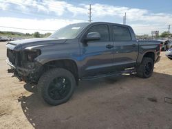 Salvage cars for sale at Colorado Springs, CO auction: 2019 Toyota Tundra Crewmax 1794