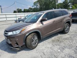 Salvage cars for sale at Gastonia, NC auction: 2019 Toyota Highlander SE