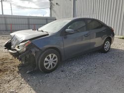 Salvage cars for sale at Jacksonville, FL auction: 2016 Toyota Corolla L