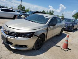 Salvage cars for sale at Pekin, IL auction: 2015 Chevrolet Impala LS