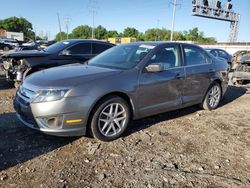 Salvage cars for sale from Copart Columbus, OH: 2012 Ford Fusion SEL