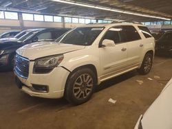 Salvage cars for sale at Wheeling, IL auction: 2013 GMC Acadia Denali