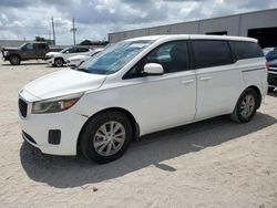 Salvage cars for sale from Copart Jacksonville, FL: 2015 KIA Sedona L