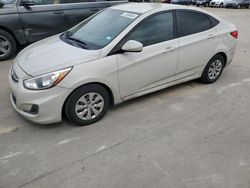 Salvage cars for sale at Grand Prairie, TX auction: 2017 Hyundai Accent SE