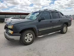 Salvage cars for sale at Andrews, TX auction: 2004 Chevrolet Avalanche K1500