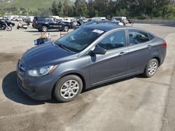 Salvage cars for sale from Copart Van Nuys, CA: 2012 Hyundai Accent GLS